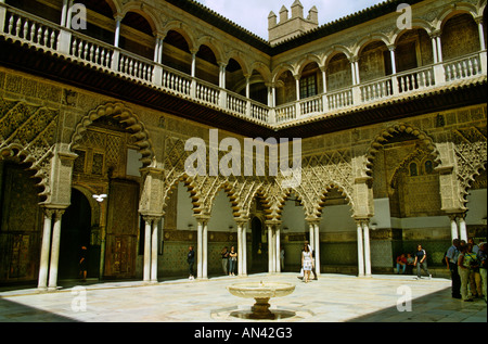 El Alcazar. Sevilla. Spanien Stockfoto