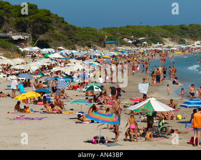 Ibiza, Platja De Ses Salines Stockfoto