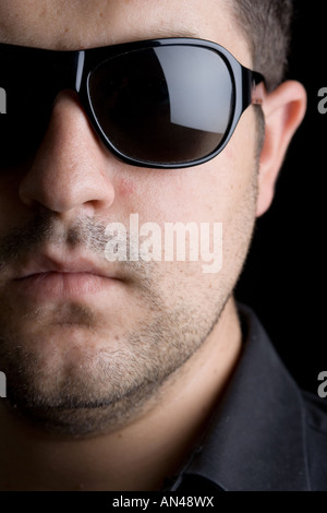 Nahaufnahme eines modischen männlichen Modells Stockfoto