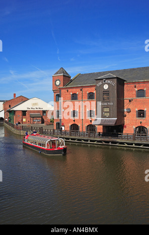 Wigan Pier Heritage Centre, Leeds-Liverpool-Kanal Stockfoto