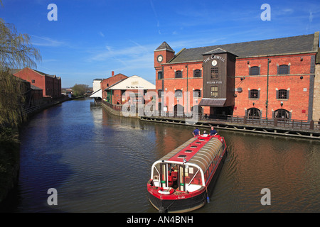 Wigan Pier Heritage Centre, Leeds-Liverpool-Kanal Stockfoto