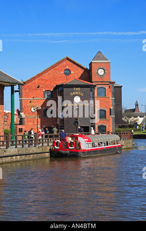 Wigan Pier Heritage Centre, Leeds-Liverpool-Zentrum Stockfoto