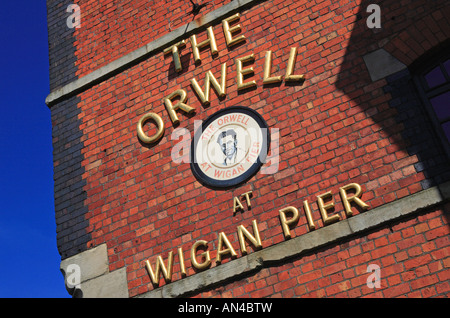 (George) Orwell Bar und Restaurant, Wigan Pier Stockfoto