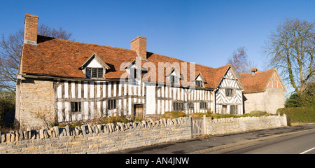 Mary Arden s Haus das Haus von William Shakespeares Mutter Stockfoto