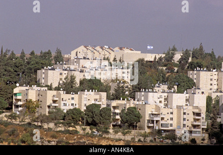 Der Hügel-Siedlung von Beit El in der Nähe von Ramallah West Bank Stockfoto