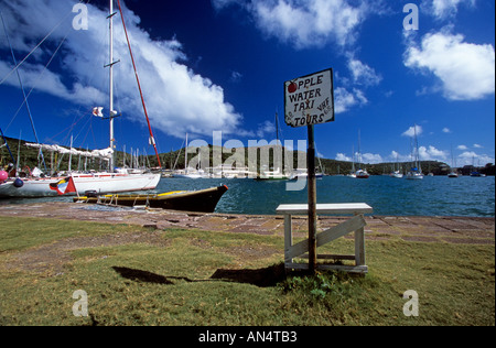 Werbung für Wasser Taxi Tour Service auf See Stockfoto