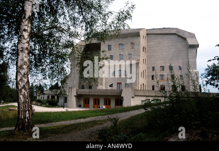 Die Ostseite des The Goetheanum Gebäude Dornach bei Basel Schweiz Stockfoto