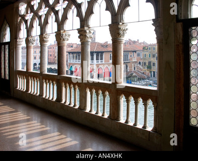 Ca d ' Oro Interieur, Venedig, Italien. Stockfoto