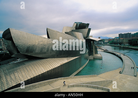 Guggenheim Museum, Bilbao Spanien. Stockfoto