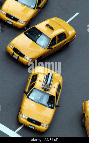 New York Taxi Taxis New York City USA manhattan Stockfoto