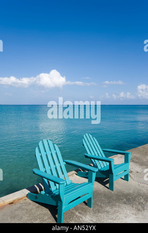 Anlegestelle in der Nähe von Shaw Park Hotel, Ocho Rios, Jamaika, Karibik, West Indies Stockfoto