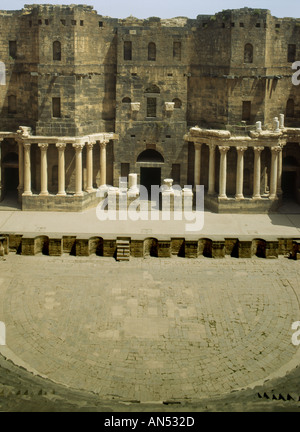 Syrien Bosra Roman Theater Stockfoto