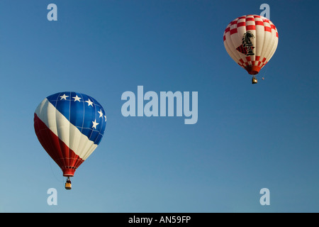 Heißluft Ballons Festival in Walla Walla, Washington Stockfoto