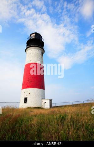 Sankaty Head Leuchtturm, Nantucket Island, Cape Cod, Massachusetts Stockfoto