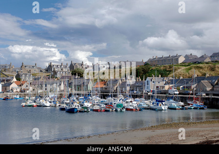 Findochty North East Coast Fischergemeinde Moray.  XPL 3247-323 Stockfoto