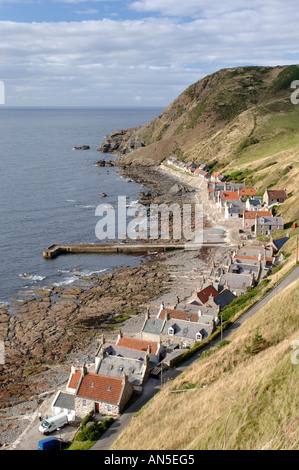 Crovie Gemeinschaft Dörfchen auf der Banffshire Küste westlich von Fraserburgh, Schottland.   XPL 3294-326 Stockfoto