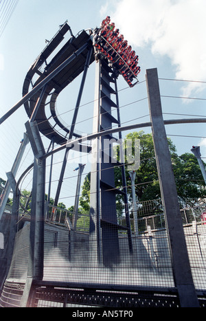 Die Vergessenheit fahren im Freizeitpark Alton Towers in Staffordshire UK Stockfoto