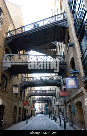 Butlers Wharf Geschäfte Southwark London Stockfoto