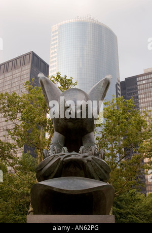 Amerikanische Kriegerdenkmal-veteran im Battery Park in Manhattan, NY. Stockfoto