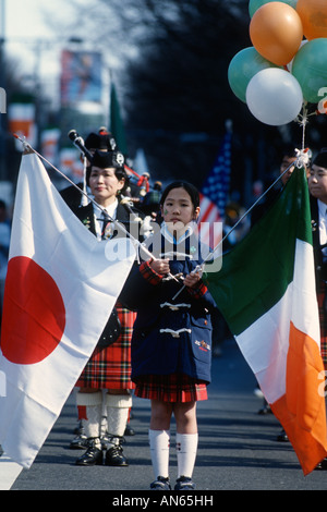 Tokyo Japan St Patrick s Day parade Stockfoto