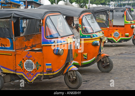 Tuk Tuk Jakarta Indonesien Stockfoto