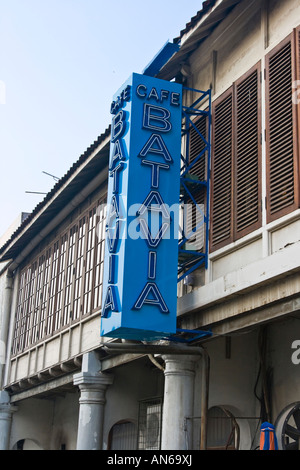 Cafe Batavia Batavia Platz Taman Fatahilah Altstädter Jakarta Indonesien Stockfoto