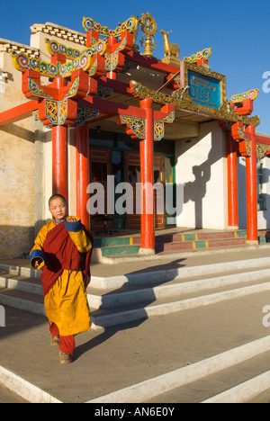 Mongolei-Ulaanbaatar Gandantegchinlen Chiid buddhistisches Kloster Stockfoto