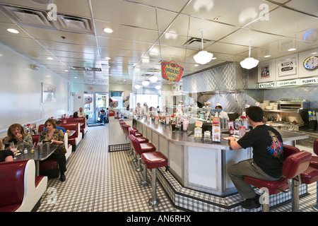 Mourayo Hamburger Restaurant im Retro-Stil, Pointe Orlando International Drive, Orlando, Florida, USA Stockfoto