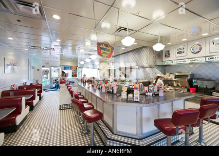 Mourayo Hamburger Restaurant im Retro-Stil, Pointe Orlando International Drive, Orlando, Florida, USA Stockfoto