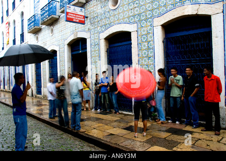 Sao Luis Altstadt, UNESCO World Heritage Site Maranhao Brasilien Stockfoto