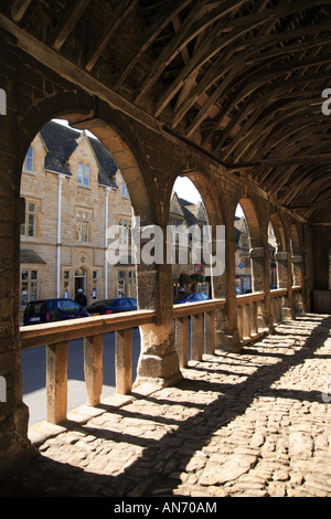 In der historischen Market Hall in Chipping Campden, Cotswolds, England Stockfoto