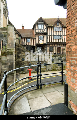 Der Lord Leycester Hospital in Warwick Warwickshire England Stockfoto