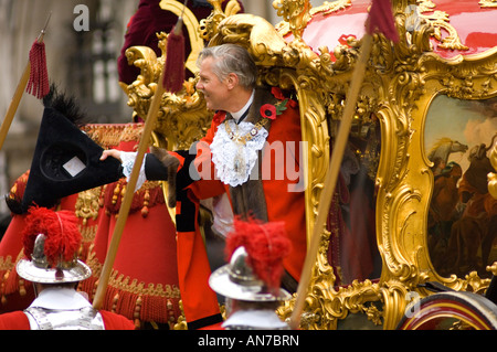 Der Lord Mayor und gold Trainer an den Oberbürgermeister zeigen Parade 2007 Stockfoto