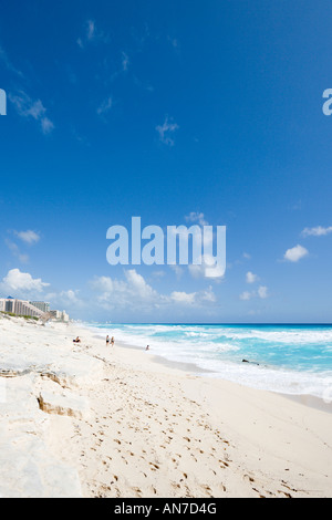 Playa Delfines, Cancun, Halbinsel Yucatan, Quintana Roo, Karibikküste, Mexiko Stockfoto