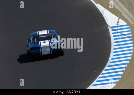 Gary Goeringer Rennen 1968 Ford Mustang bei den 2006 Monterey Historic Automobil Rennen Stockfoto