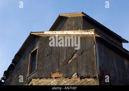 Alten Getreidespeicher in Leonard Michigan USA Stockfoto