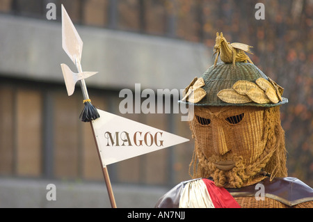 Die riesigen Magog in der Prozession auf der Lord Bürgermeister Show parade in London Stockfoto