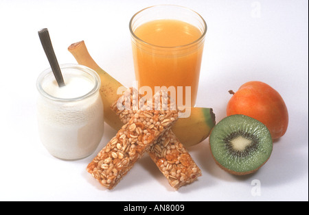 Müsli-Stangen Stockfoto