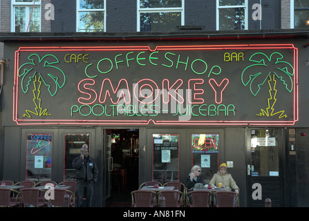 Café-Bar in Amsterdam Stockfoto