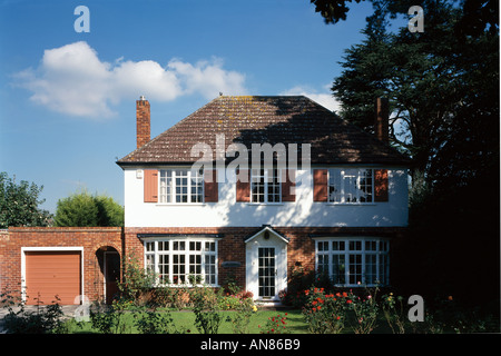 Einfamilienhaus mit Garage, Chislehurst, Kent Stockfoto