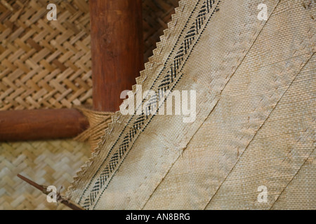 Detail von Segel und Mast, National Maritime Museum, Auckland, Neuseeland Stockfoto