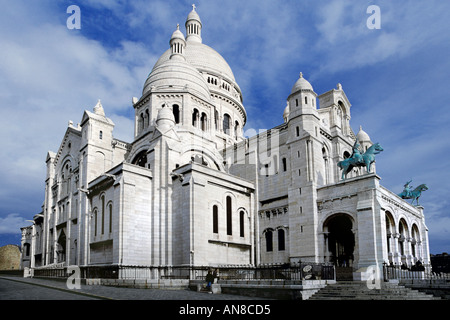 Der Kirche Sacre Coure Paris Frankreich Stockfoto