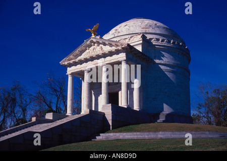 Illinois Denkmal Vicksburg nationaler militärischer Park Vicksburg Mississippi Stockfoto