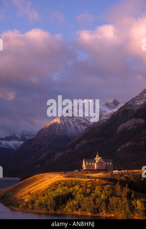 Prince Of Wales Hotel, Waterton-Glacier International Peace Park, Waterton Lakes, Alberta, Kanada Stockfoto