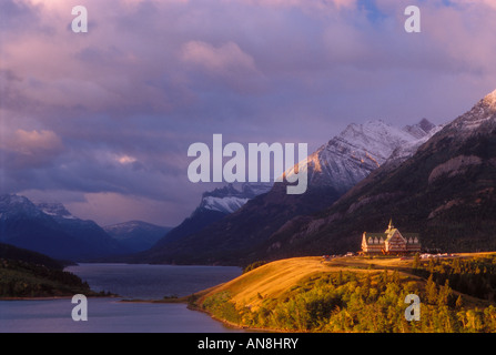 Prince Of Wales Hotel, Waterton-Glacier International Peace Park, Waterton Lakes, Alberta, Kanada Stockfoto