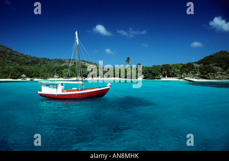 Schoner St. Vincent und die Grenadinen Stockfoto