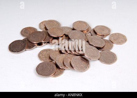 20p 20 Pence. Stockfoto