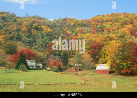 Farm, Valle Crucis, North Carolina, USA Stockfoto