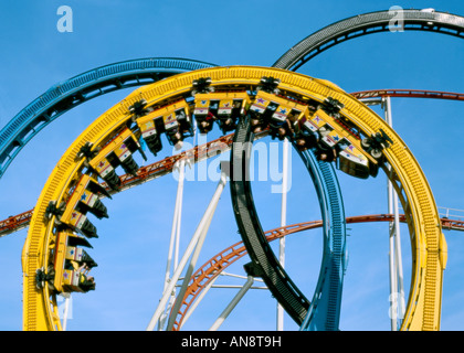 Achterbahn Stockfoto