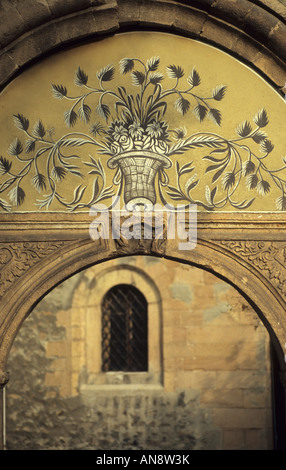 Tor der Kirche der Himmelfahrt der Heiligen Jungfrau Altstadt Plovdiv Bulgarien Stockfoto